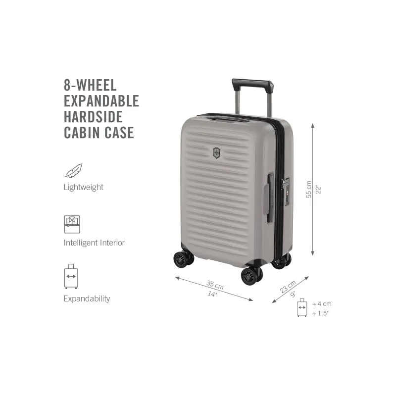 Victorinox Airox Advanced Frequent Flyer Carry-On Erweiterbar (55 cm) - Stone White