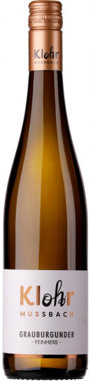 2021 Grauburgunder feinherb - Weingut Edgar Klohr