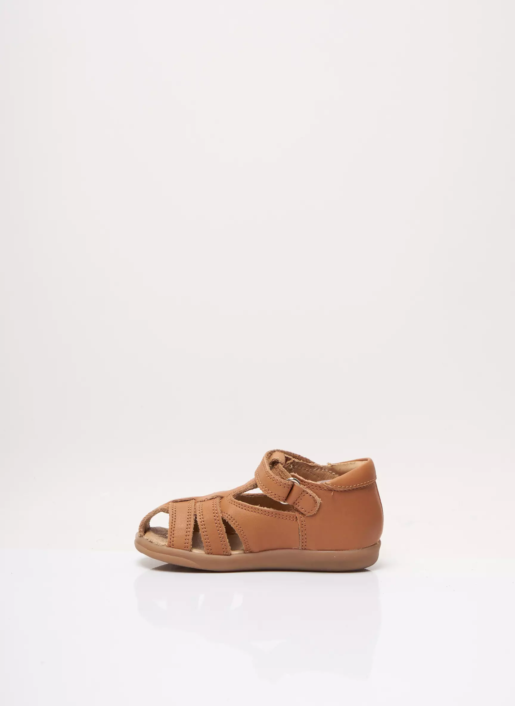 Shoo Pom Sandales Nu Pieds Enfant couleur marron