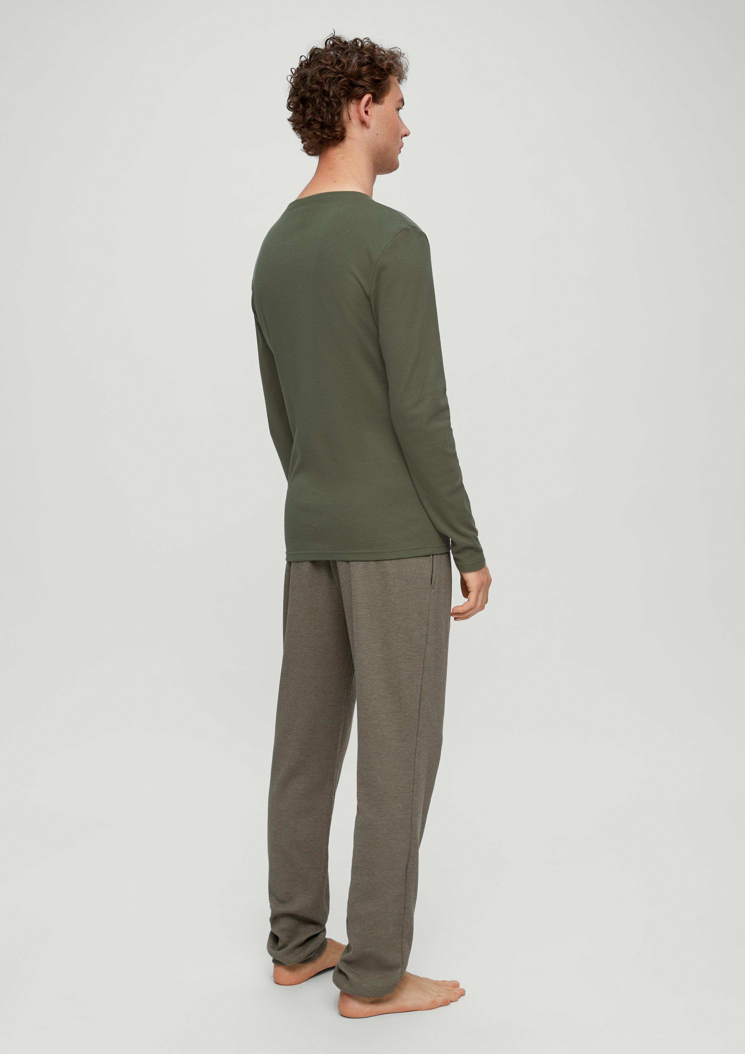 Pyjama-Shirt aus Baumwolle  6008415-7800
