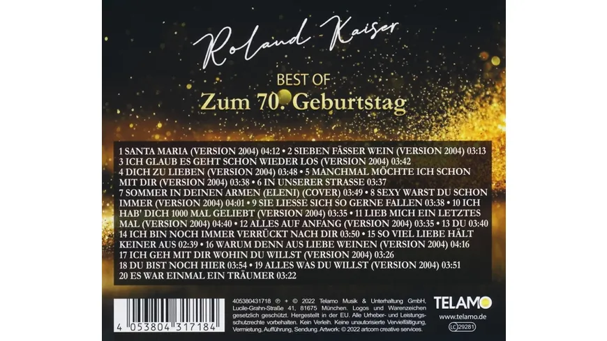 Best Of: Zum 70. Geburtstag