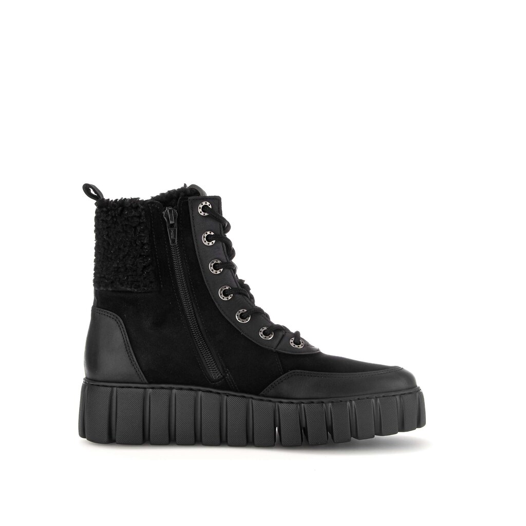 Gabor comfort Schnürstiefelette schwarz