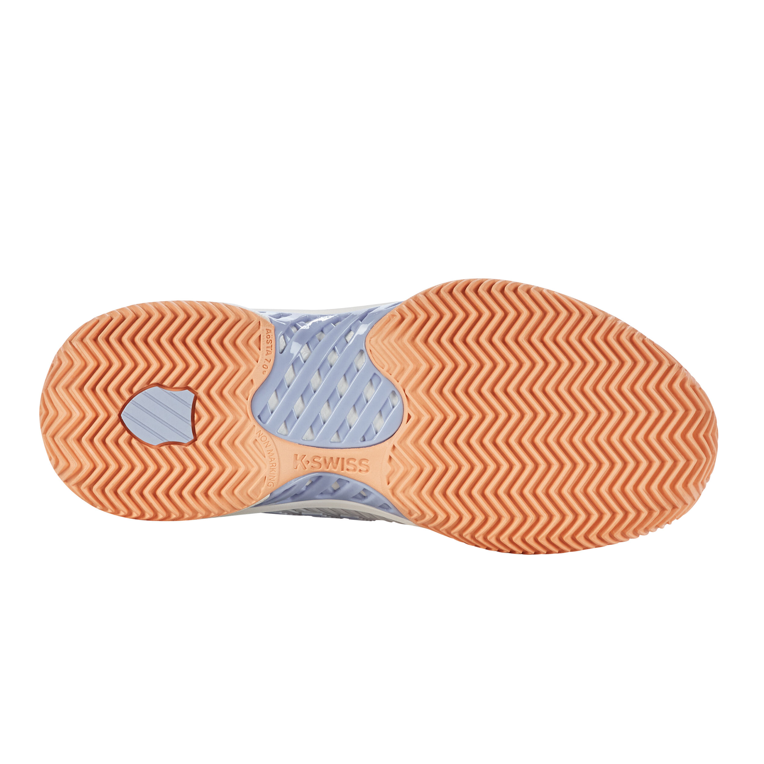 Hypercourt Express 2 CLAY Sandplatzschuh Damen - Weiß, Apricot