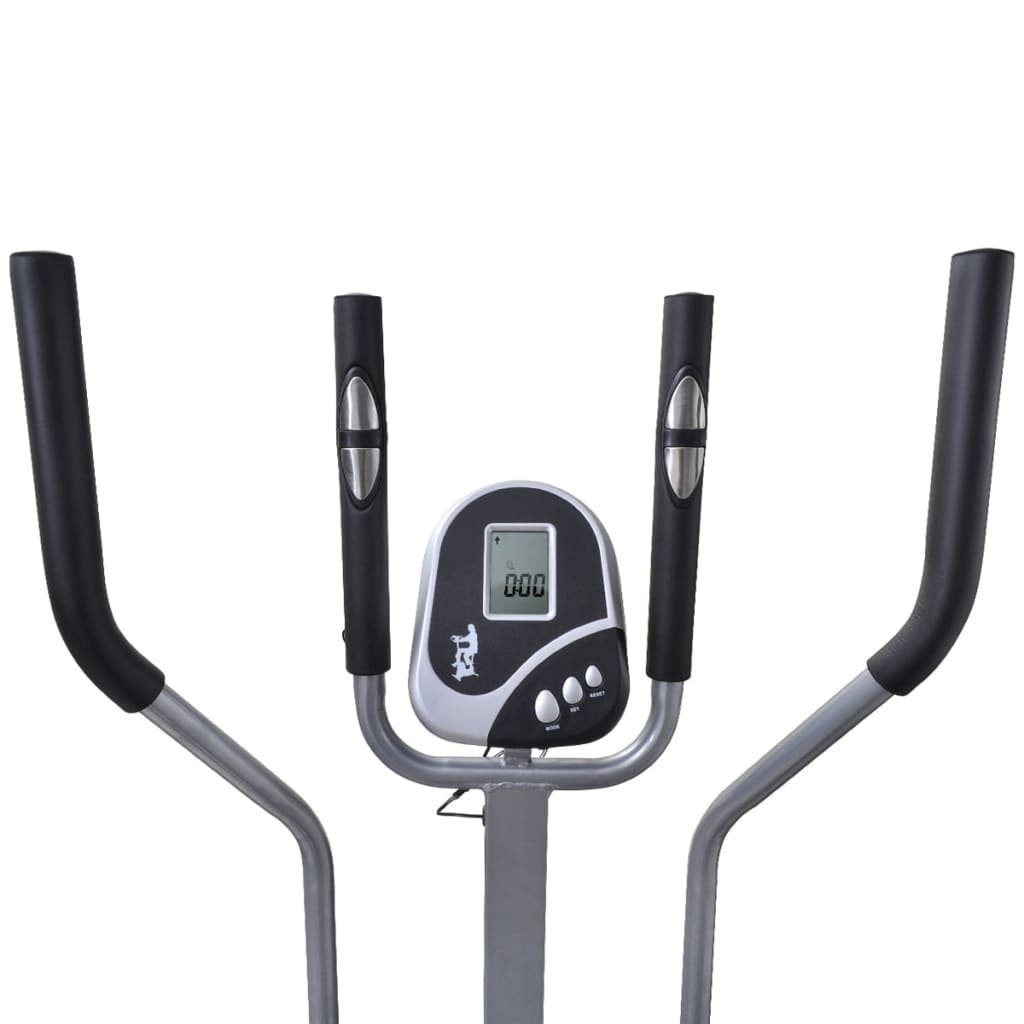 vidaXL Crosstrainer Orbitrac Ellipsentrainer Heimtrainer 4 Griffe Pulsmessung