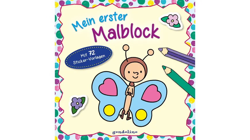 Mein erster Malblock - Schmetterling
