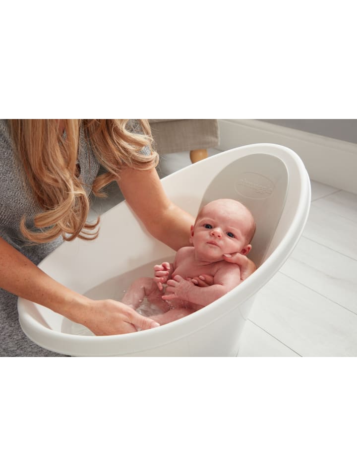 Shnuggle Babybadewanne weiß / hellgrau günstig kaufen onesize