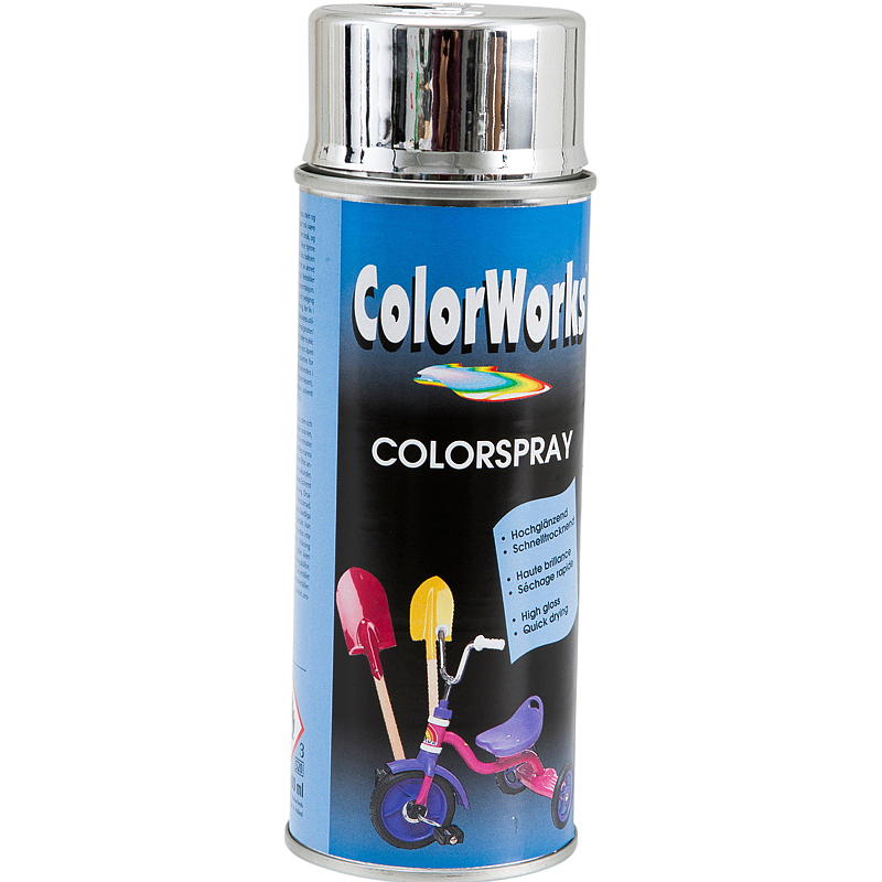 ColorWorks Spraymaling 400ml Chrome effekt Colorworks