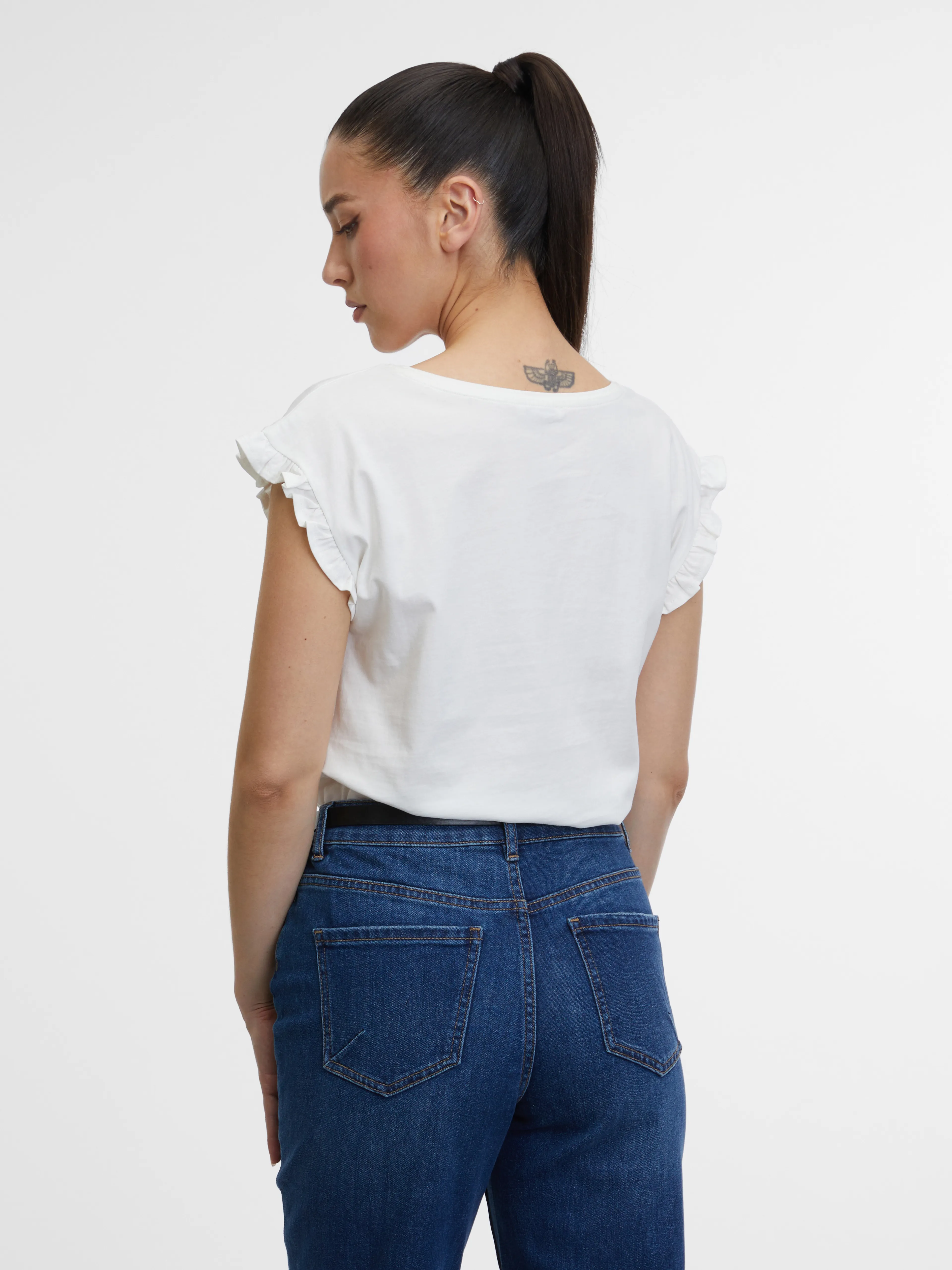 Weißes Damen-T-Shirt ORSAY