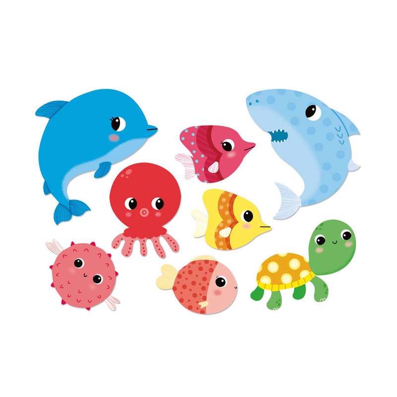 50 grandes gommettes La mer Petites mains - Lito