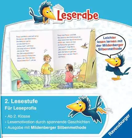 Leserabe mit Mildenberger Silbenmethode: Krimigeschichten zum Mitraten
