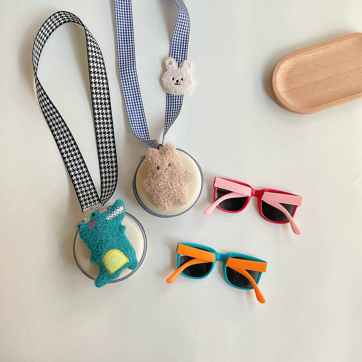 Sonnenbrillen für Kinder, tragbar, mit Etui Faltbare Sonnenbrille für Kinder Sonnenschutz