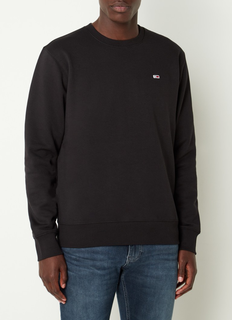 Tommy Hilfiger crew neck sweater with logo embroidery