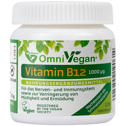 OMNIVEGAN B12 1000 µg Tabl.m.Beerengeschmack  120 St  Schmelztabletten