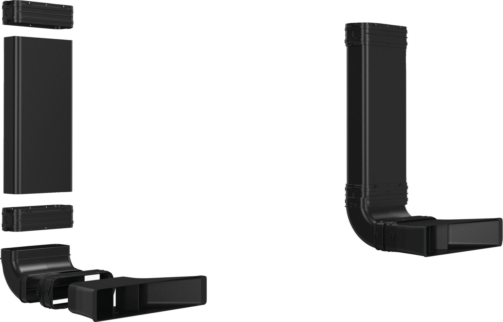 BOSCH Montagezubehör Dunstabzugshaube HEZ9VDKR2 Umluftset (5 St)