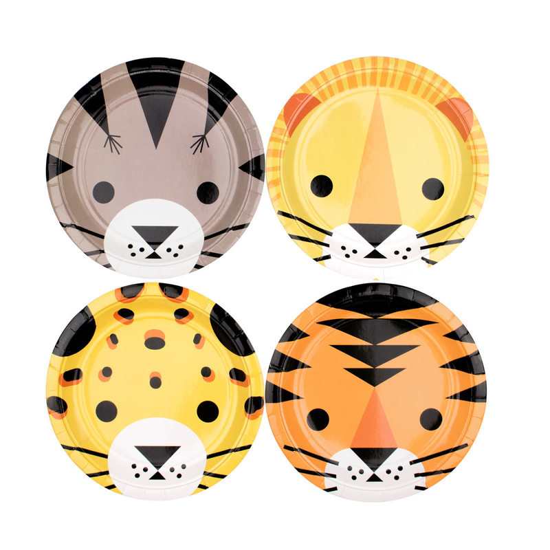8 assiettes Mini félins My little day