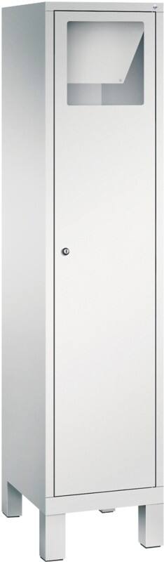 C P S 3000 Evolo Metall Schließfach 1 Türen Zylinderschloss 420 x 500 x 1.850 mm Lichtgrau 48070-210 S10006