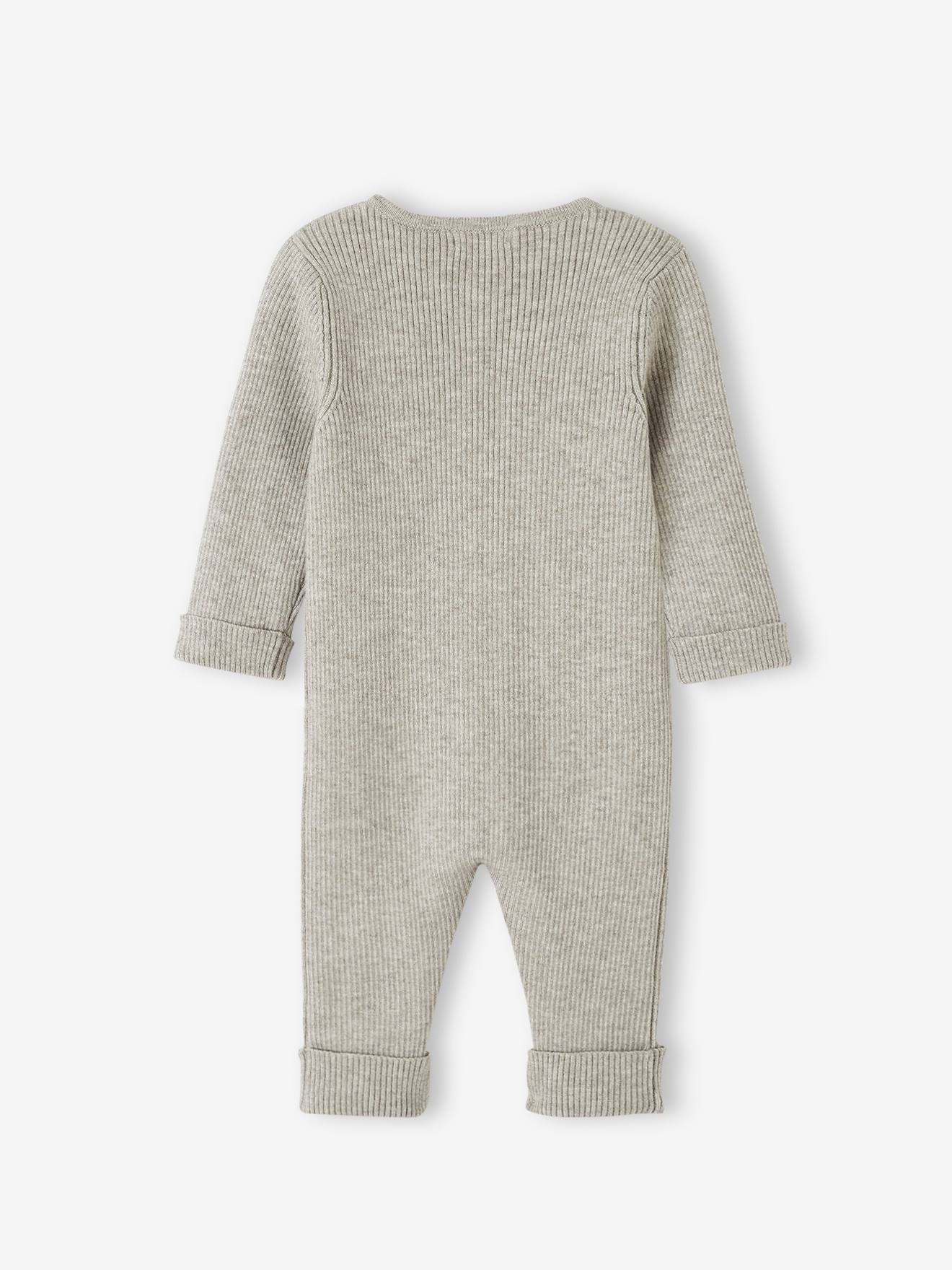 Vertbaudet Baby Overall, lange Ärmel Oeko-Tex - nachtblau