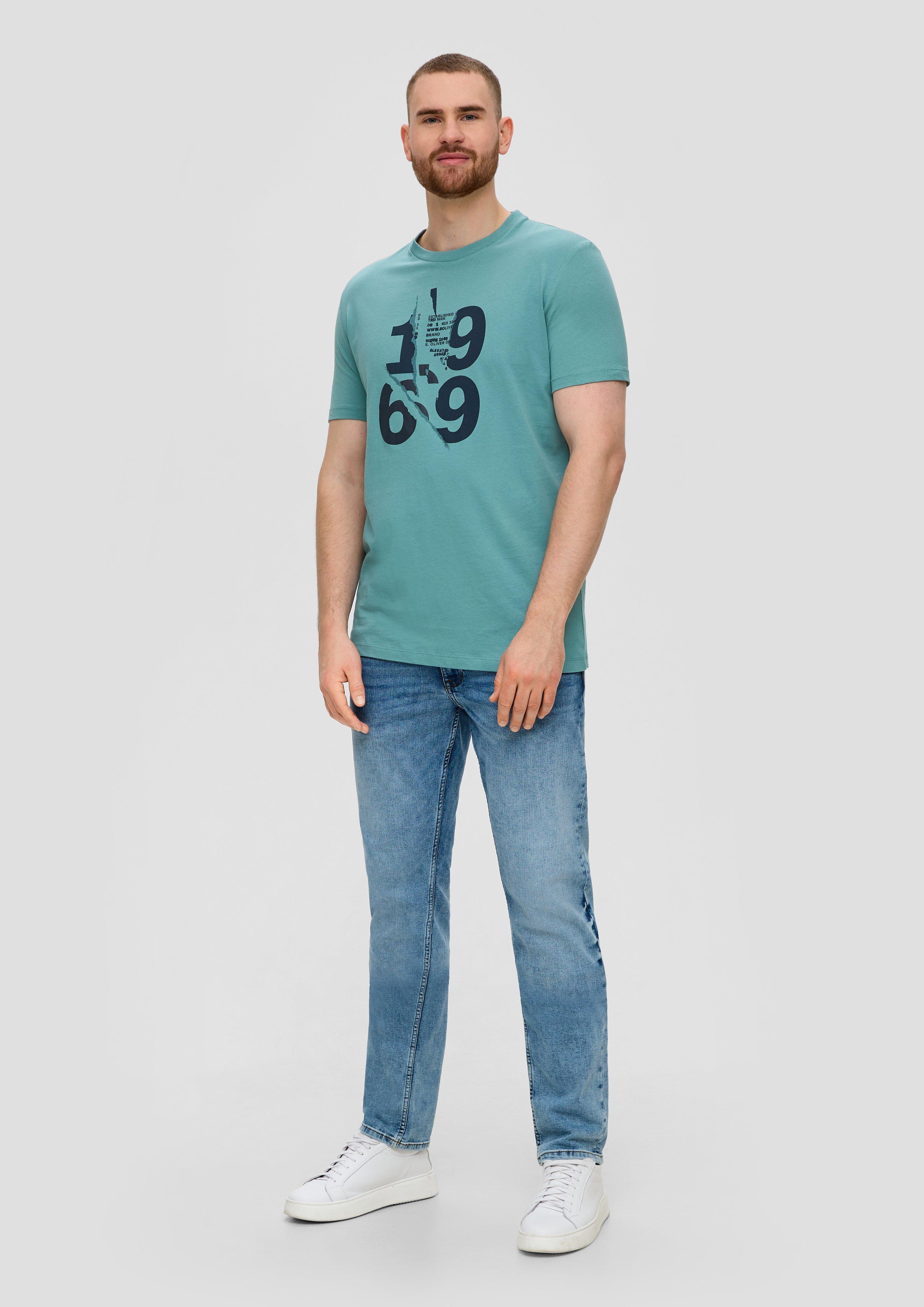 T-Shirt mit Frontprint  2143448-65D2
