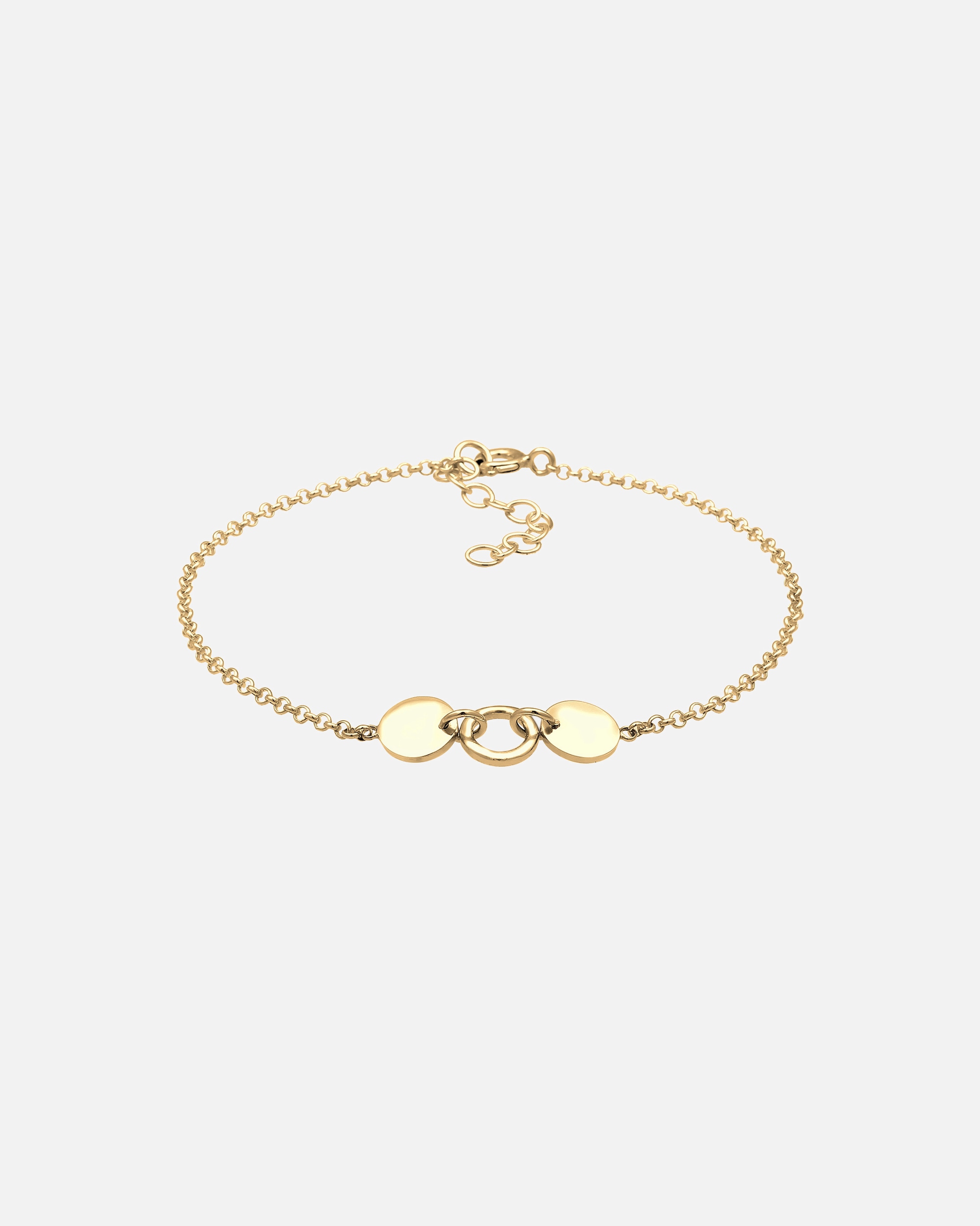 Elli Geo Plaquette Armband für Damen - (925/1000) Silber