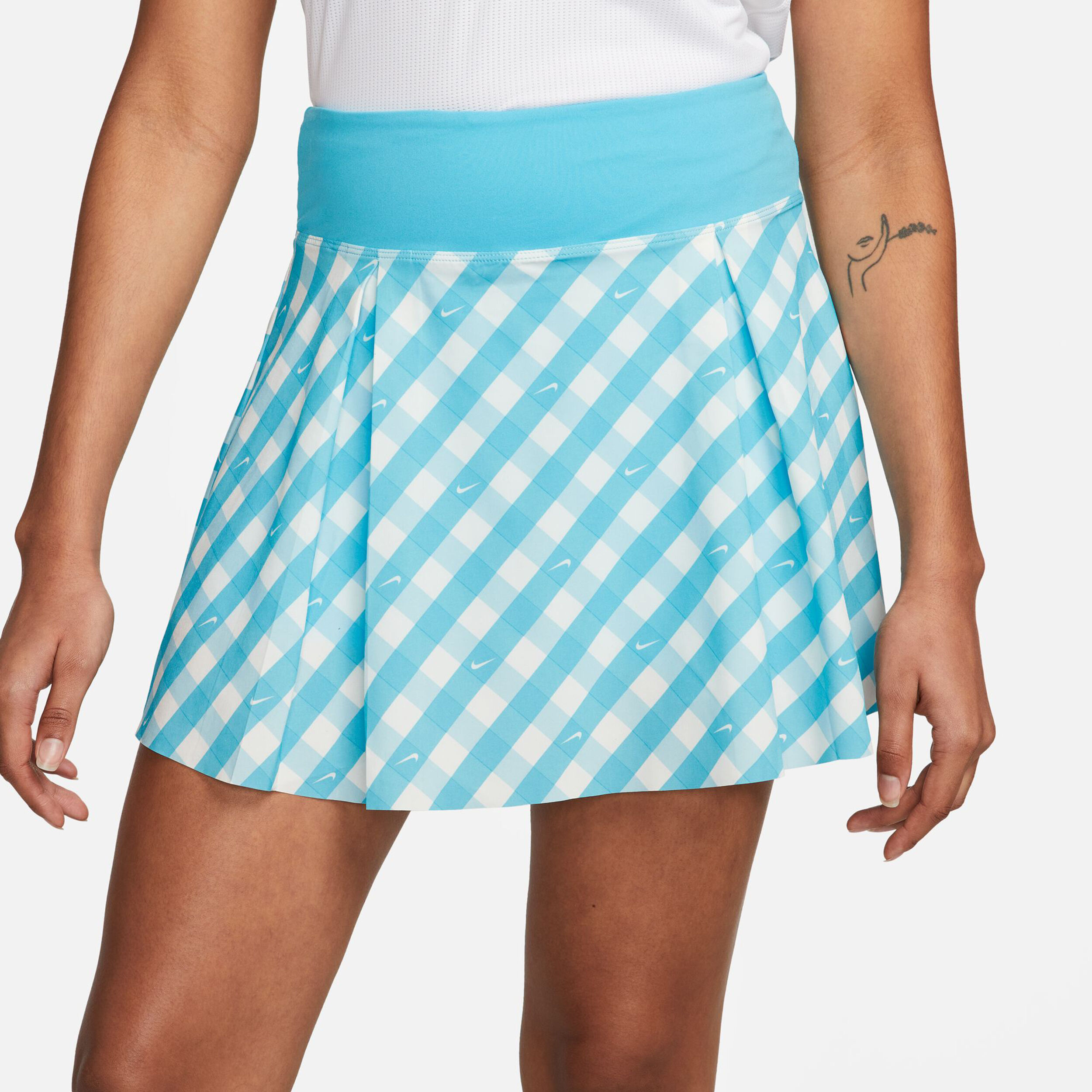 Dri-Fit Club Regular Printed Rock Damen - Hellblau, Weiß