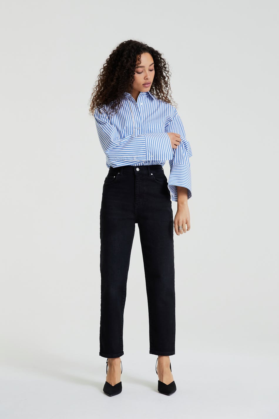 Comfy petite mom jeans