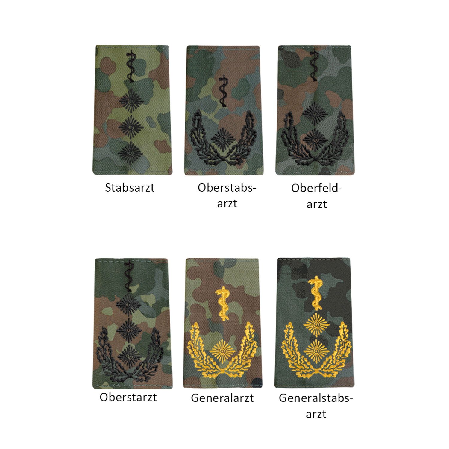 Bundeswehr Rangabzeichen Heer Ärzte