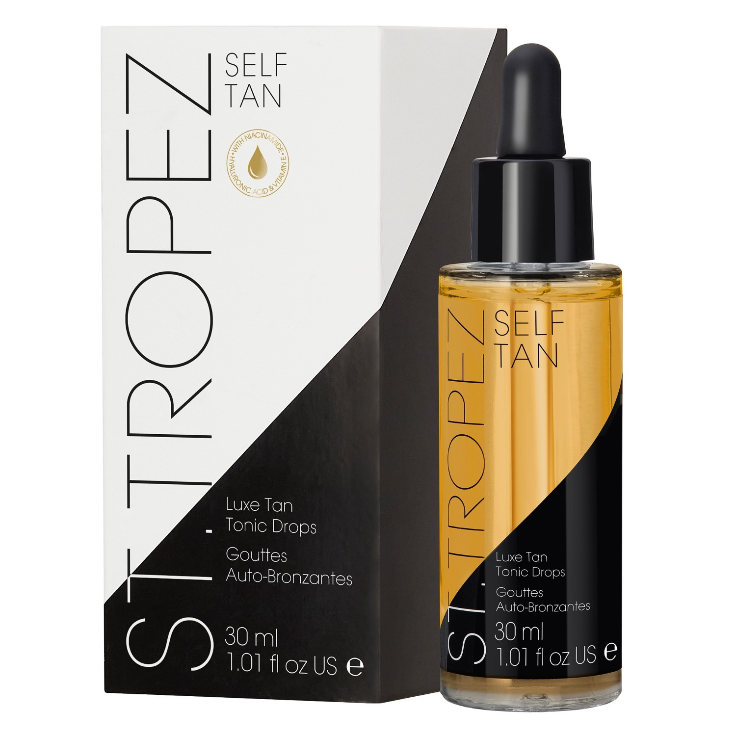 St. Tropez Self Tan Luxe Tonic Drops Pašiedeguma pilieni