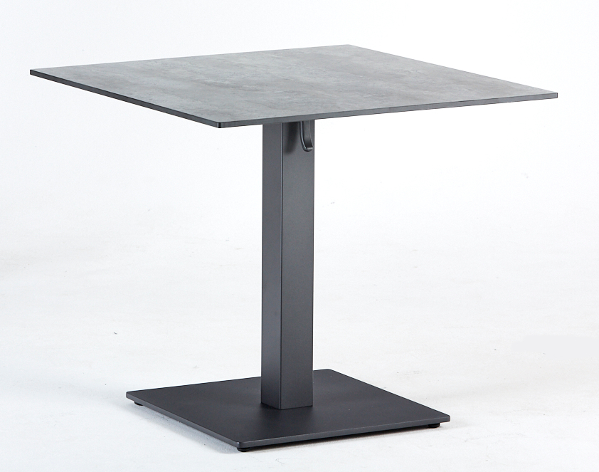BEST Tisch Cervia 80x80cm anthrazit/HPL