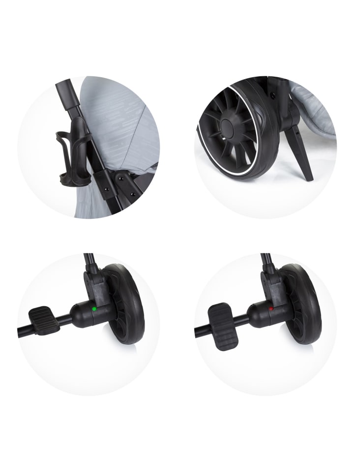 Chipolino Kinderwagen Kiss klappbar in grau günstig kaufen onesize