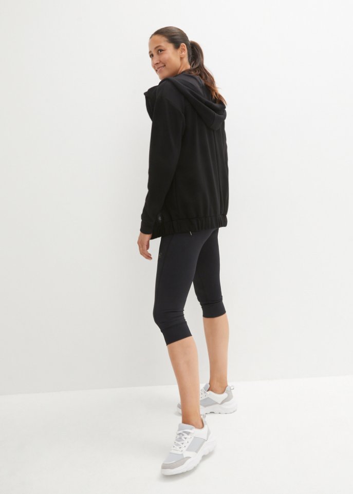 Ultrasofte Kapuzen-Sweatjacke mit Modal