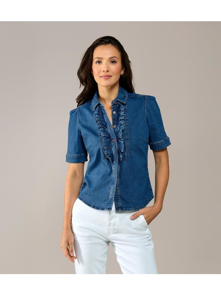 Mart Visser Caroline Tensen Brighton Jeansbluse Mittelblauer Denim günstig kaufen 42