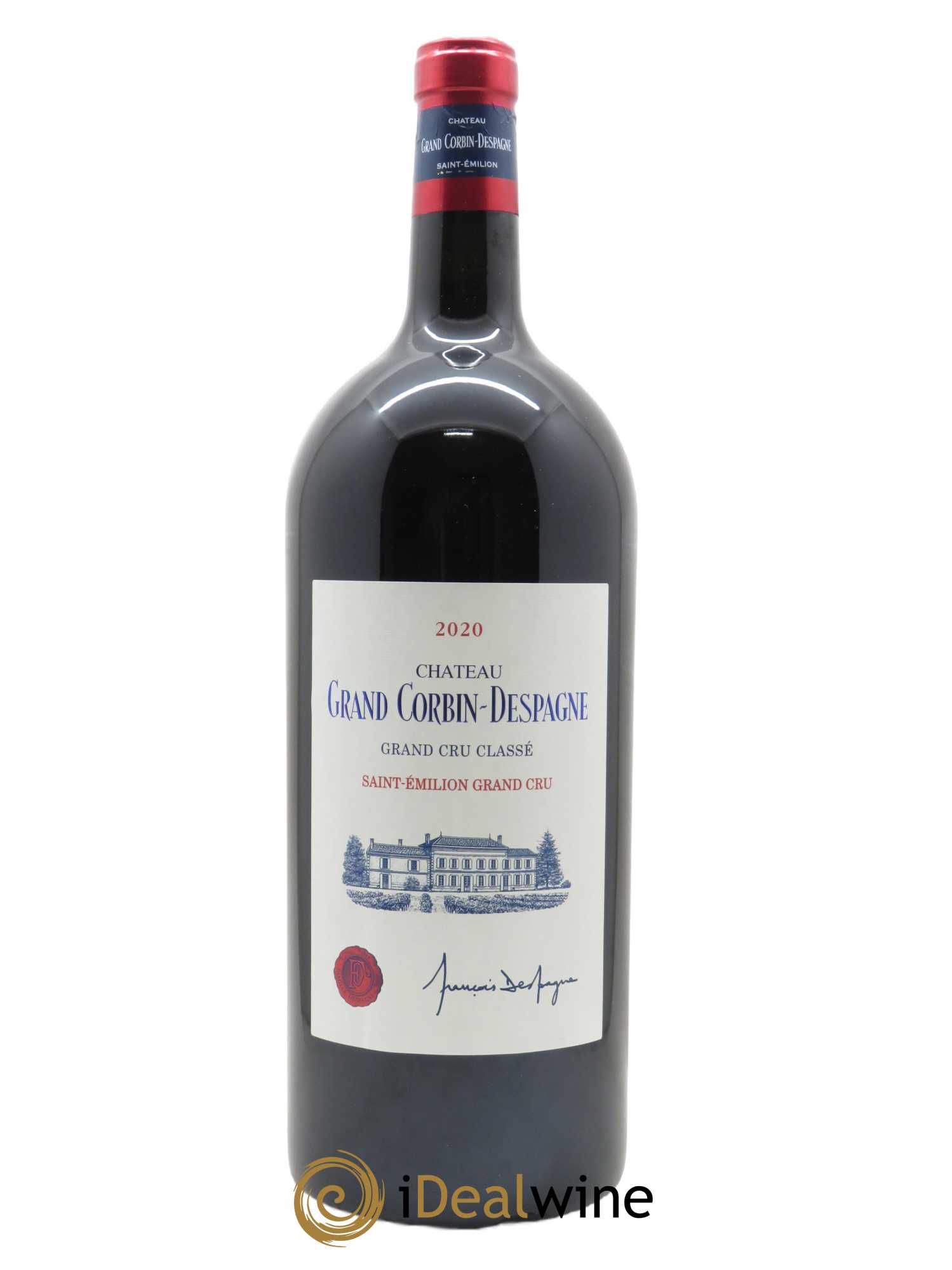Château Grand Corbin Despagne Grand Cru Classé  2020 - Lot de 1 Double-magnum