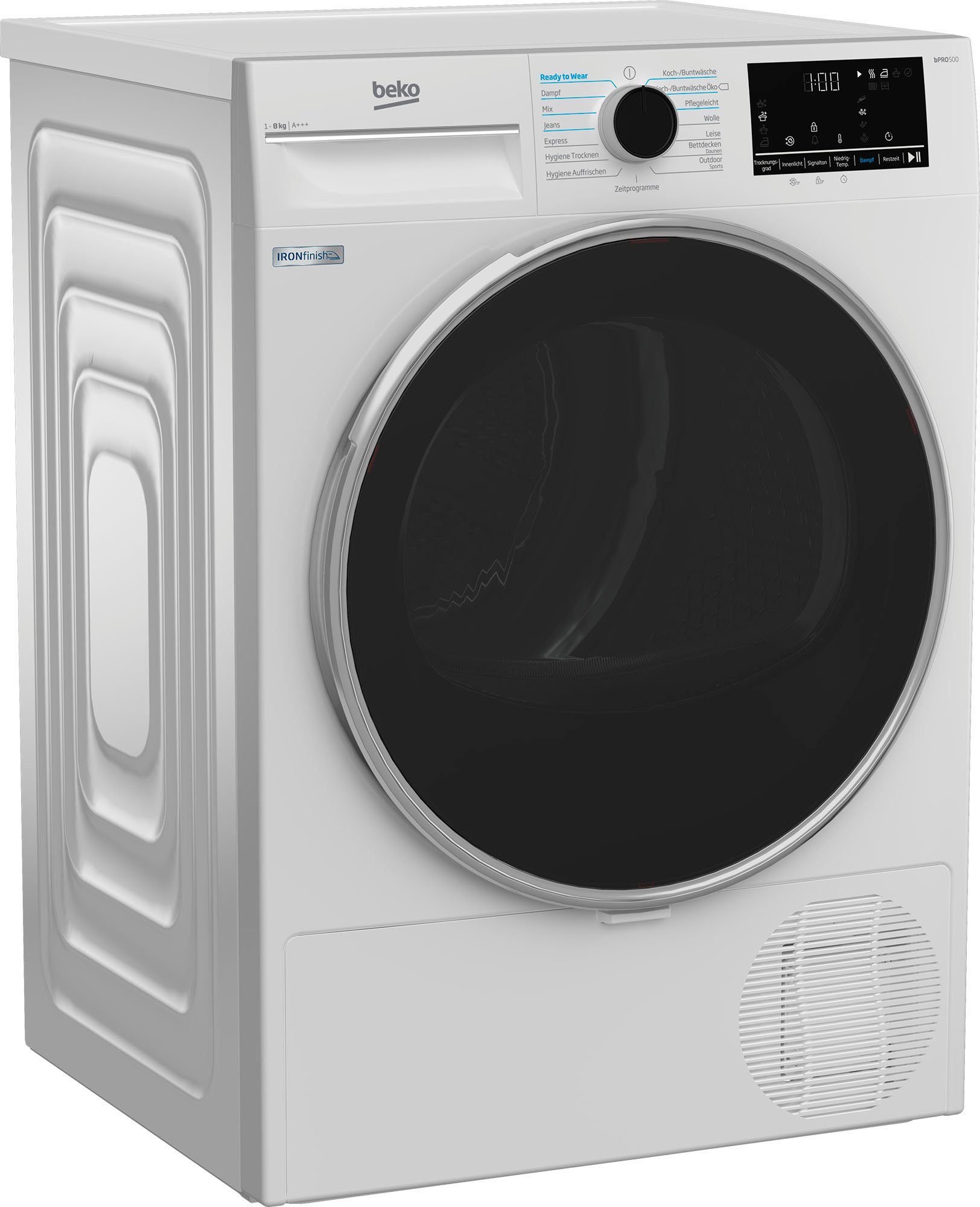 BEKO Wärmepumpentrockner B5T4824IF, 8 kg