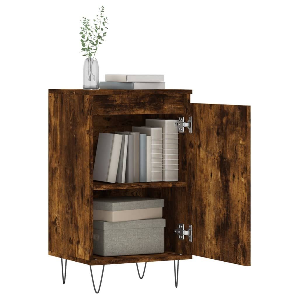 vidaXL Sideboard Sideboard Räuchereiche 40x35x70 cm Holzwerkstoff (1 St)