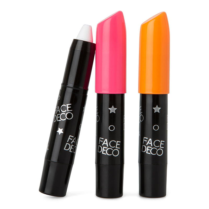 Ansiktssminke 3-pk Neon