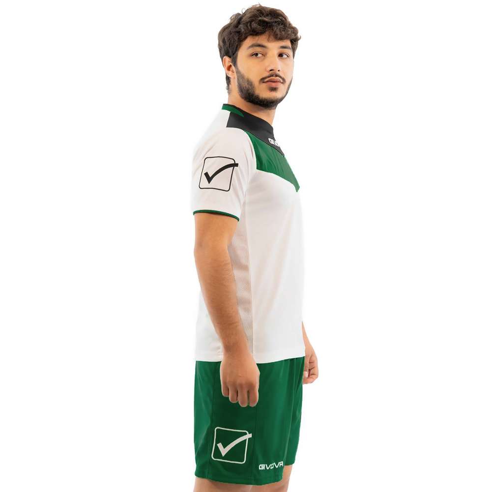 Givova Kit Campo Set Trikot + Shorts schwarz/grün