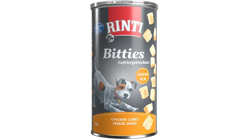 RINTI Hundesnack Bitties Huhn gefriergetrocknet 30 g