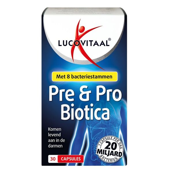 Lucovitaal Pre & Pro Biotica -kapselit 30 kpl