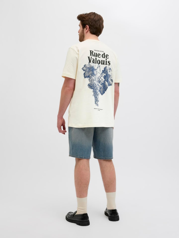 JACK & JONES PLUS T-shirt in Antique White günstig kaufen