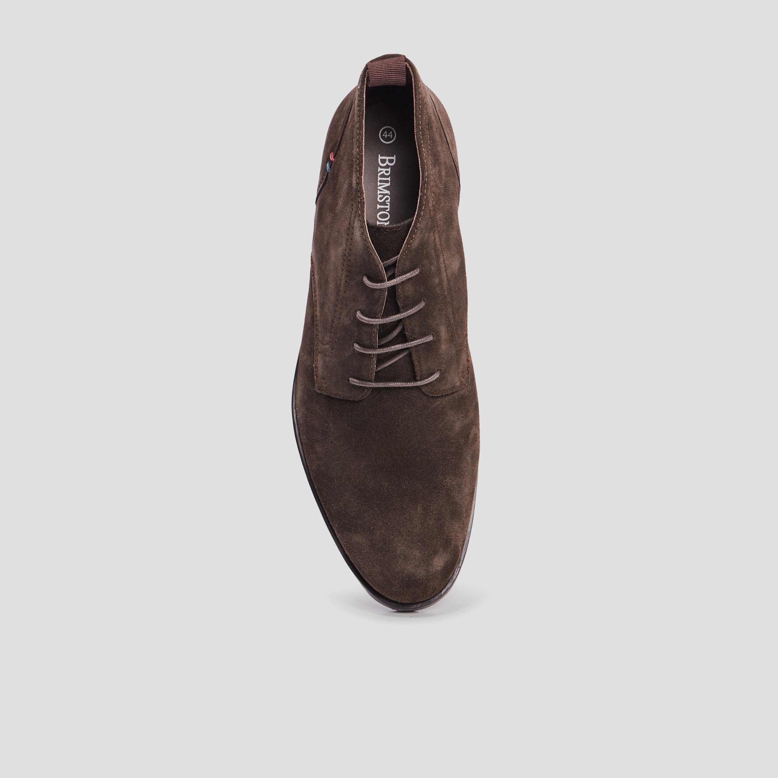 Bottines à lacets en cuir Brouy marron homme | La Halle