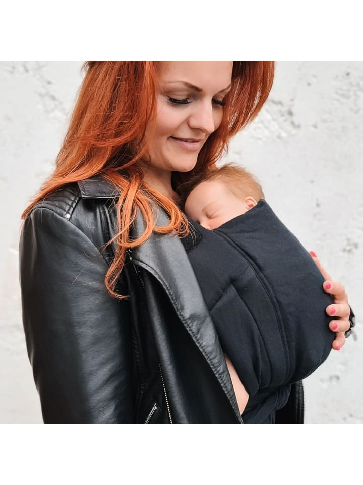 Hoppediz Babytrage Bondolino b.pure in all black günstig kaufen onesize