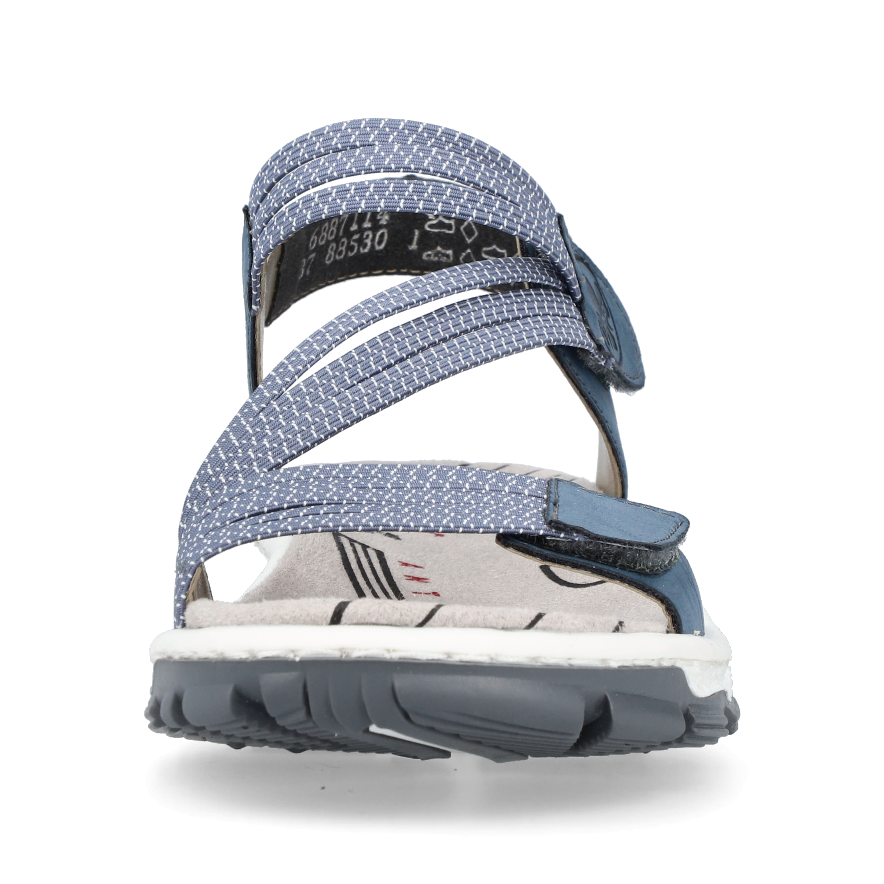 Rieker Damen Trekkingsandalen californiablau