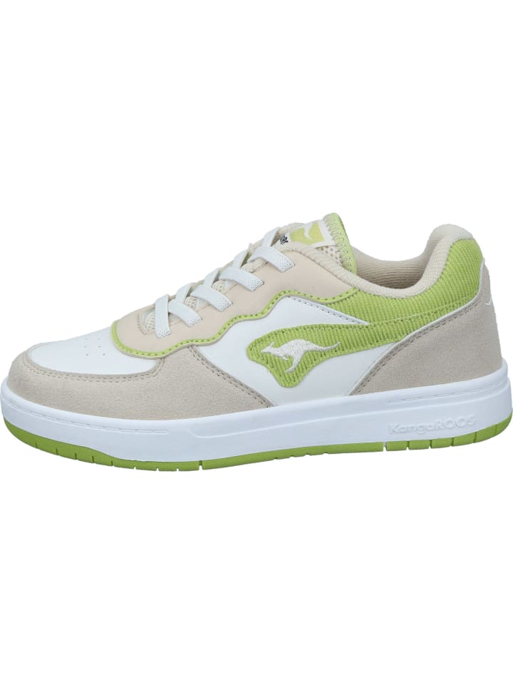Kangaroos Schnürschuhe in blond wood/celery green günstig kaufen