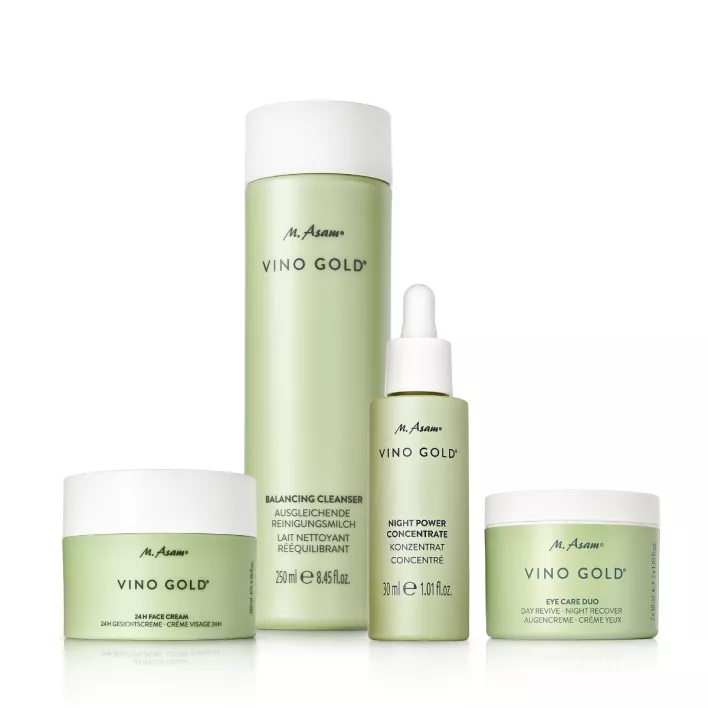 VINO GOLD Anti-Aging Pflegeroutine 4-teilig