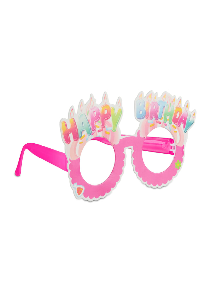 relaxdays Partybrillen Happy-Birthday 6er Set in Bunt günstig kaufen onesize