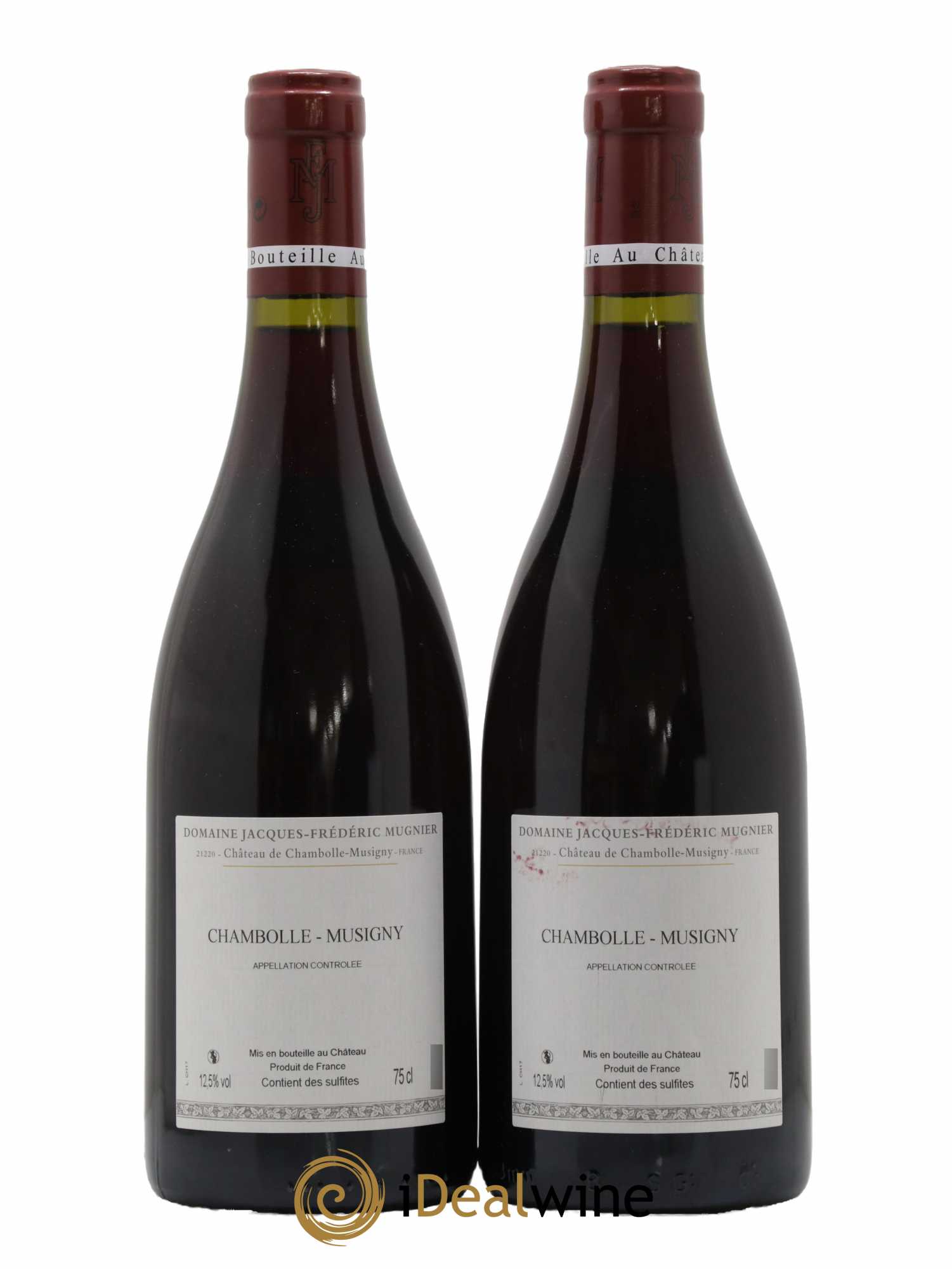 Chambolle-Musigny Jacques-Frédéric Mugnier  2017 - Lot de 2 Bouteilles