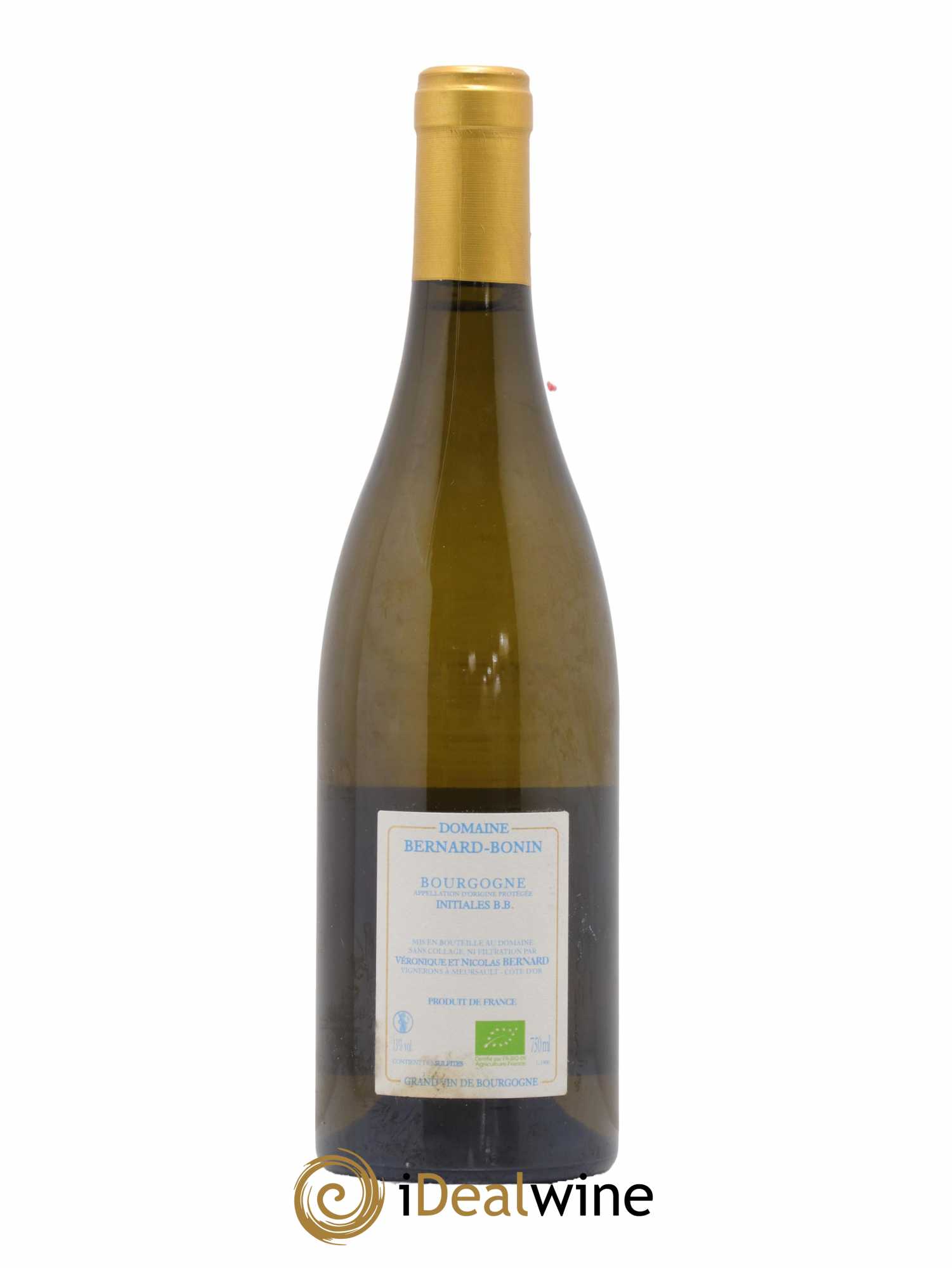 Bourgogne Initiales BB Bernard Bonin  2019 - Lot de 1 Bouteille