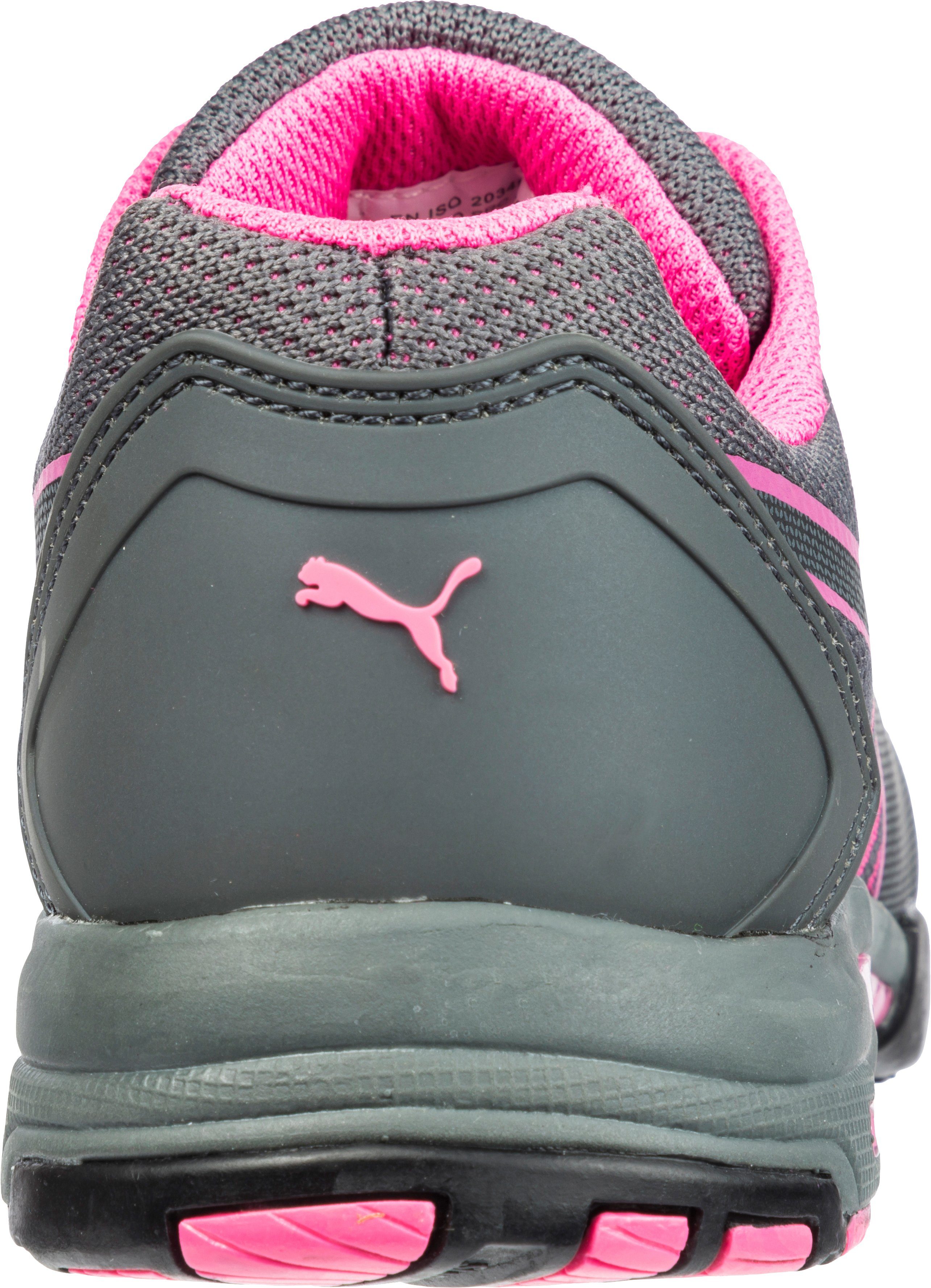 PUMA Safety Celerity Knit Pink Sicherheitsschuh Damen S1 Arbeitsschuh, dämpfendes IQ.CELL Fußbett, BreathActive Futter