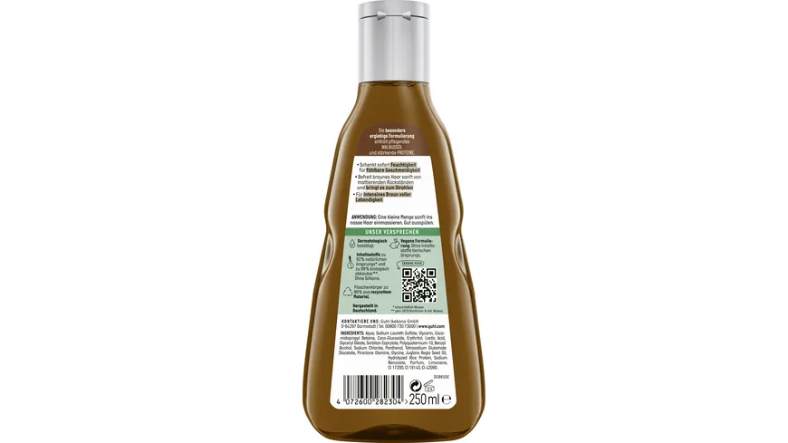 GUHL Braun Faszination Farbglanz Shampoo 250 ml