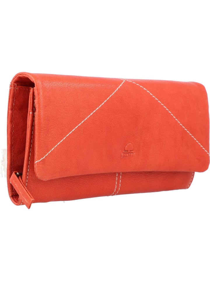 Greenburry Tumble Nappa Geldbörse Leder 19 cm in tomato günstig kaufen onesize